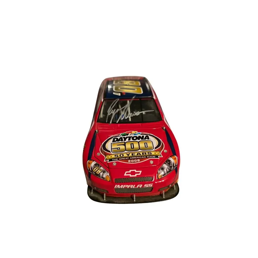 2008 Daytona 500 50th Anniversary Signed Ryan Newman 1:24 No Box No Wing